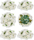 BLOSMON 6 Pcs Fake Flower Centerpieces by Blosmon