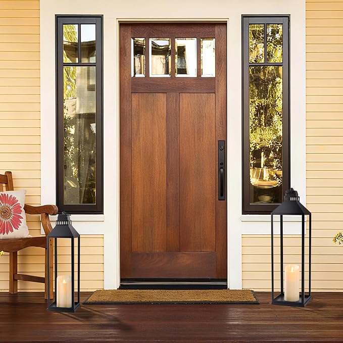 Large Lanterns Decorative Outdoor Indoor, Glass Free - Image 7
