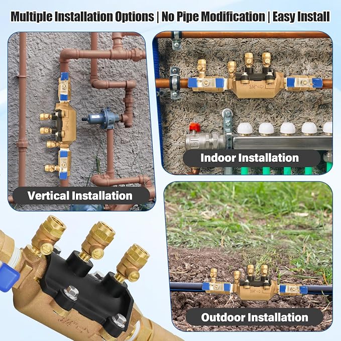 34-350 3/4" Double Check Backflow Preventer, Double Check Valve Assembly | Cast - Image 9