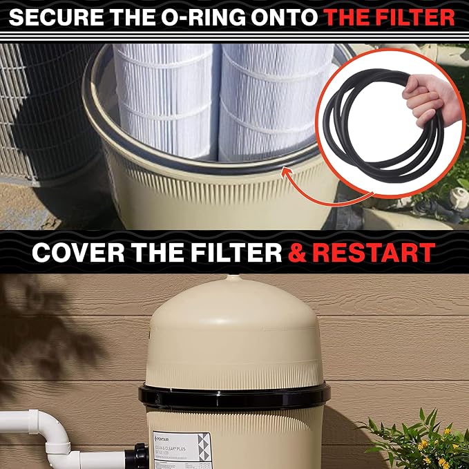 39010200 Tank Clamp O-Ring Replacement Pool & Spa D. E. Filter, Replacement - Image 6