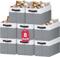8 Pack Closet Organizers and Storage Bins by Criusia