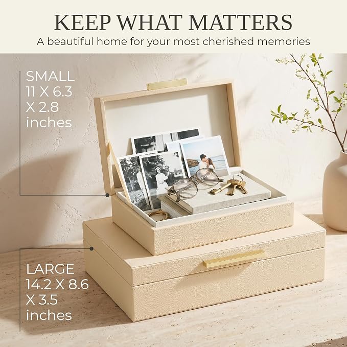 Decorative Storage Boxes with Lids - Image 3