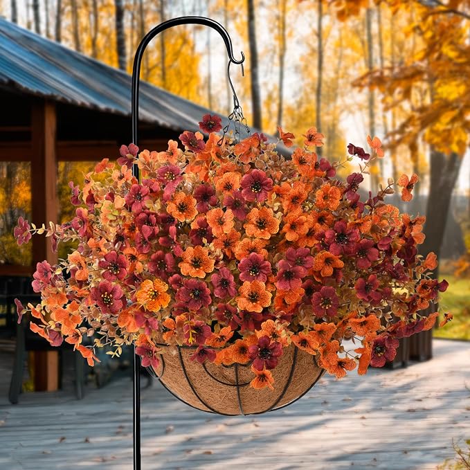 INQCMY Artificial Fake Fall Plants Flowers - Image 5