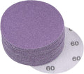 uxcell 20Pcs 3-Inch Purple Sanding Discs 60 Grits Hook and Loop Professional by uxcell