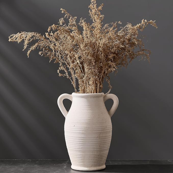 Emotionally Grounded Vase, Vaseking Large Ceramic Rustic Vase - Image 5