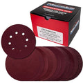 ProductionShop 5" Red 8-Hole Pattern Sanding Discs, 160 Disc Variety Pack by ProductionShop