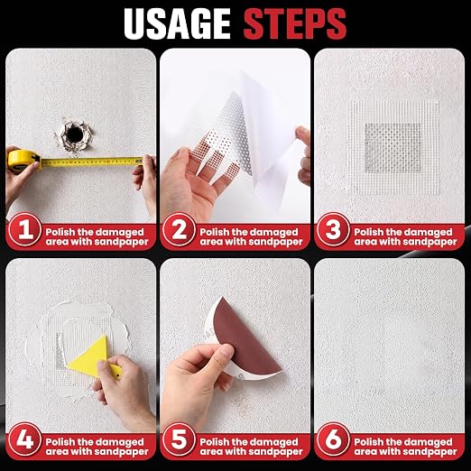Drywall Repair Kit, Spackle wall Repair Kit, Used - Image 6