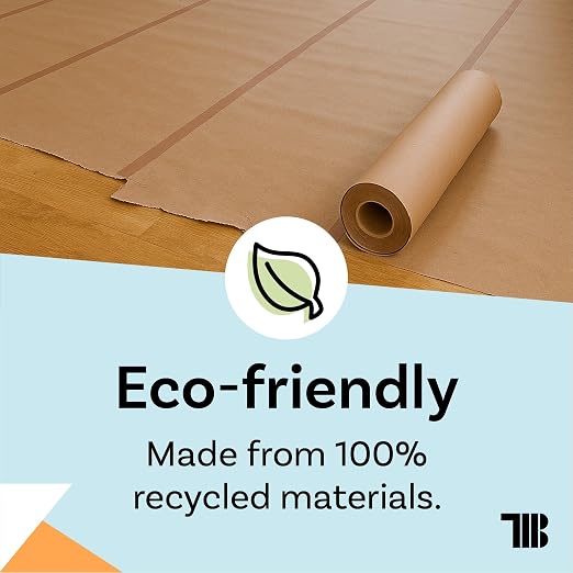 TapeManBlue Floor Protection Paper, 36 inch x 166 ft Roll, Made in USA - Image 6
