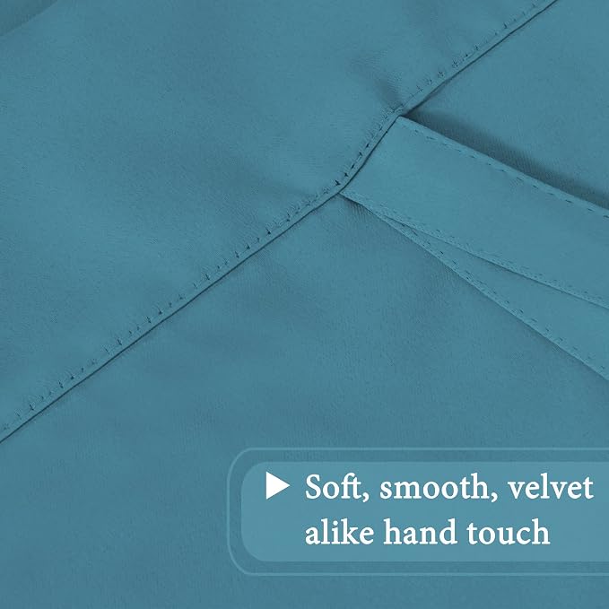 H.VERSAILTEX Blackout Tie Up Curtain Thermal Insulated Curtain Bathroom - Image 7