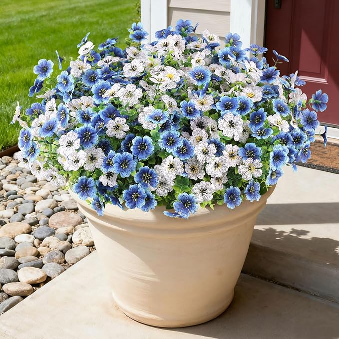 16PCS UV Resistant Artificial Flowers - Image 8