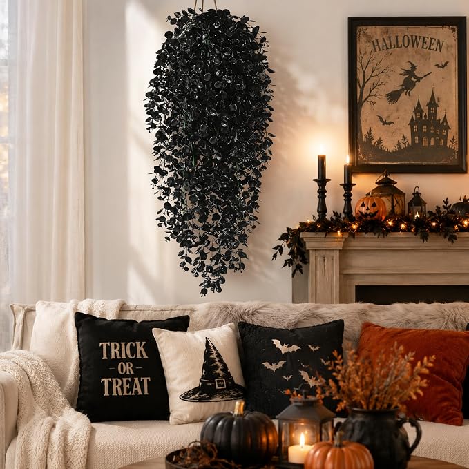 4Pcs Artificial Hanging Plants - Image 4