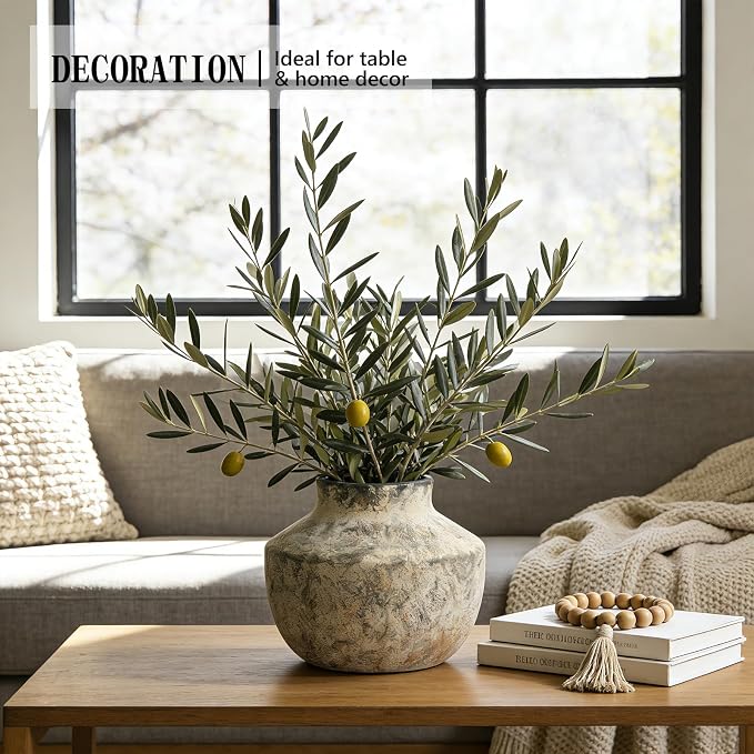 Small Ceramic Vase, 5.5 Inch Rustic Vase - Image 3