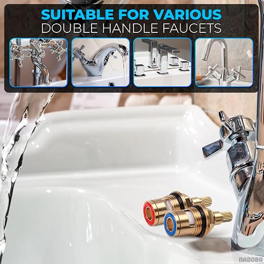 Faucet Cartridge Replacement, 1/2" Thread, 20 Teeth | Faucet Valve Replacement - Image 5