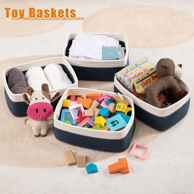OIAHOMY 4 PACK 7L Storage Baskets - Image 4