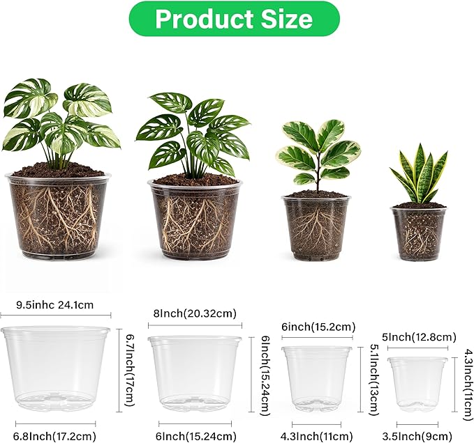 Bluepro Clear Nursery Pots - Image 2