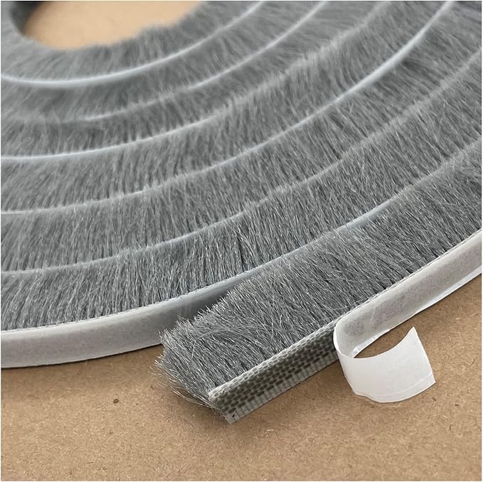 Weather Stripping Brush for Sliding Windows/Doors Frame Side, Pile Self - Image 3
