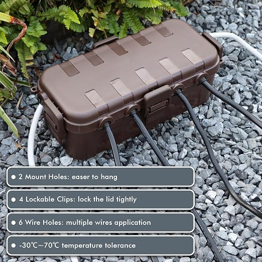 RESTMO Outdoor Electrical Box Waterproof, Extension Cord Cover | IP54 - Image 6