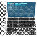 KEZE 1040 Pcs O Ring Kit 21 Size Universal Nitrile Rubber O Ring Assortment Set by KEZE
