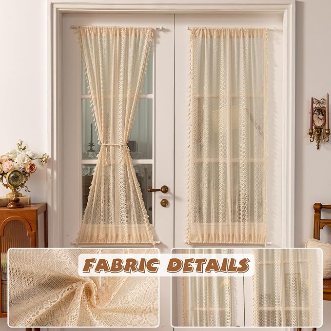 Sutuo Home French Door Curtains - Image 5