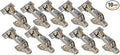 165 Degree Soft Close Cabinet Hinges 10 Pack, Face Frame Lazy Susan Corner by Elysian