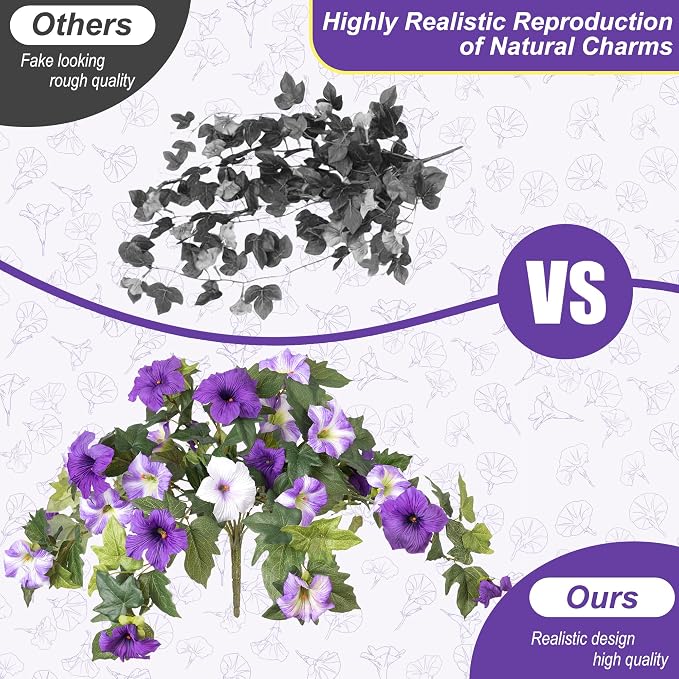 Ammyoo Artificial Hanging Fake Flowers - Image 7