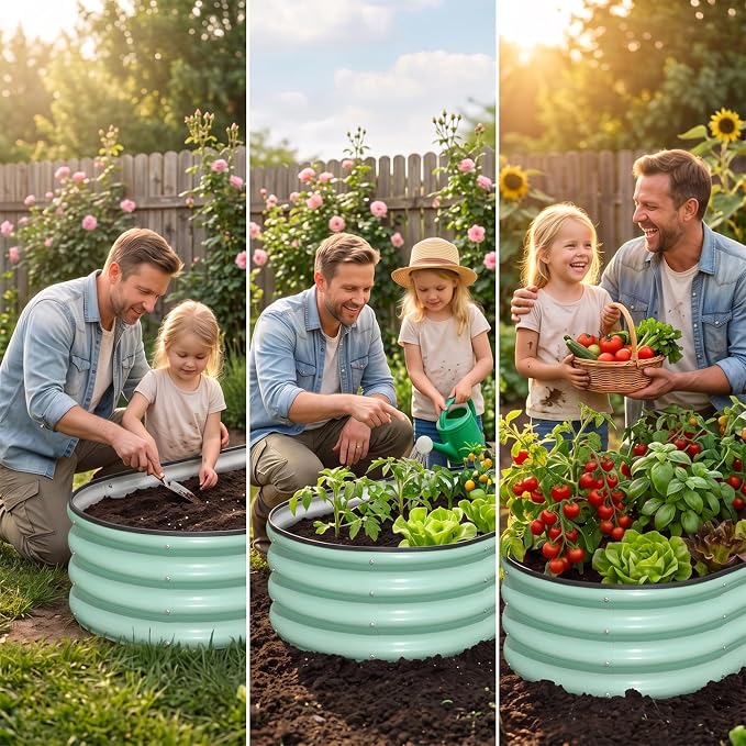 Galvanized Raised Garden Bed Outdoor - Image 5