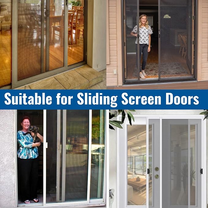 KC Hardware Vinyl Sliding Screen Door Track, 96 Inch, Sliding Door Bottom Track - Image 6