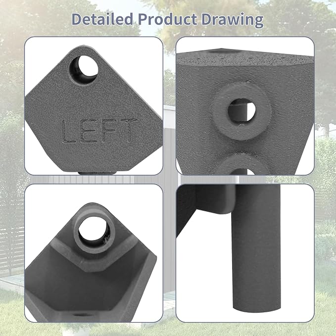 Left & Right Door Hinge Replacement Set - Image 7