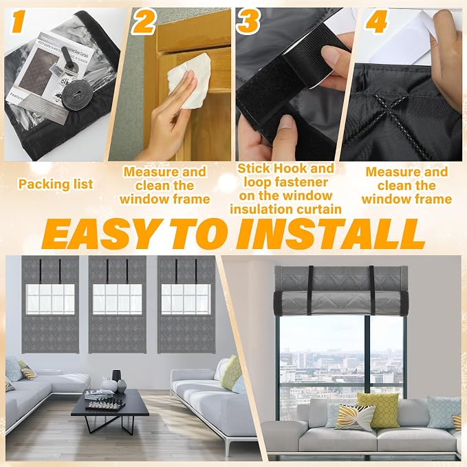 Beeveer Visible Thermal Window Attic Insulation Kit, Oxford Cotton | - Image 7