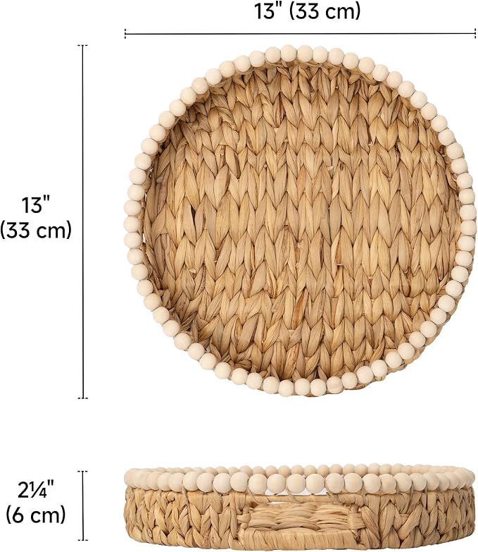 StorageWorks Round Decorative Trays - Image 3