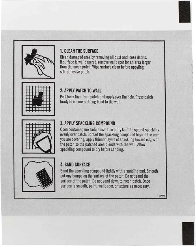 Gorilla Durable Wall Repair Patch, - Image 5