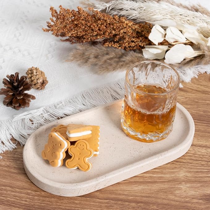 Natural Marble Tray for Bathroom, Vanity Decorative Marble Trays for Countertop - Image 5