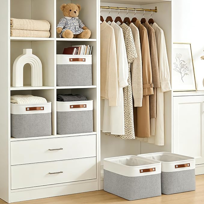 Storage Bins Large Fabric Storage Baskets - Image 3