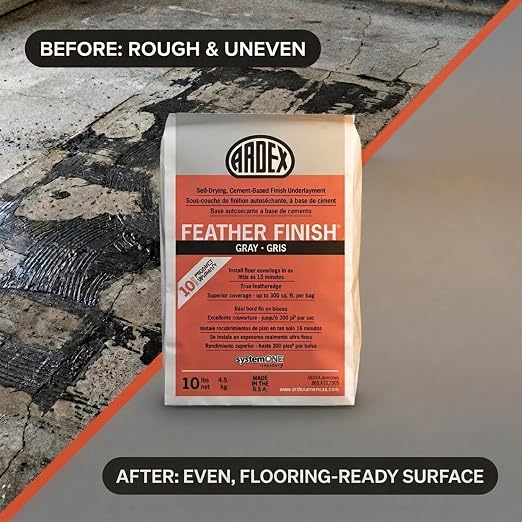 Ardex Feather Finish Quick-Setting Cement-Based Underlayment 10 lb Gray | - Image 9