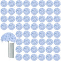AVIVIHO 65pcs Baby Blue Fake Flowers Hydrangea Artificial Flowers Bulk Silk by Aviviho