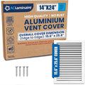 14x24 Aluminum Wall Ceiling Air Return Vent Cover HVAC Rustproof Grille by ACLAMINAIRE