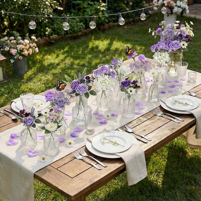 36 Pcs Artificial Flowers Table Centerpiece - Image 3