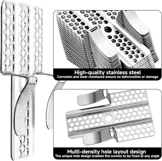 20Pack Drywall Repair Clips, 1/2 inch Drywall Fastener Clip - Image 4