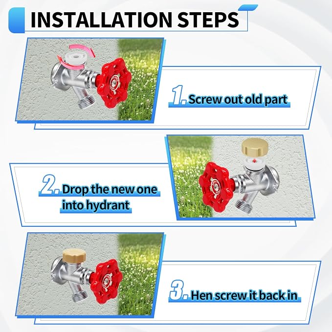 Outdoor Faucet Repair Kit, ASSE 1019-A Vacuum Breaker Outside Faucet Repair Kit - Image 5