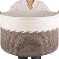 OIAHOMY 90L Extra Large Blanket Basket by MasterofSpaceOptimization