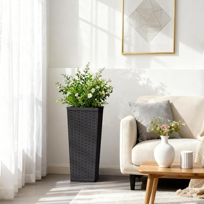 30 Inch Tall Plastic Planters - Image 2