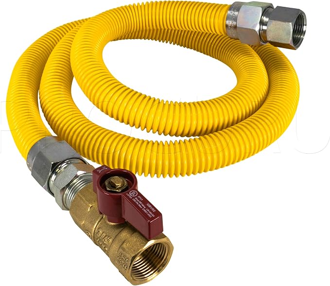 1" OD x 72" x 3/4"MIP x 3/4"FIP Flexible Gas Connector Kit - Image 2