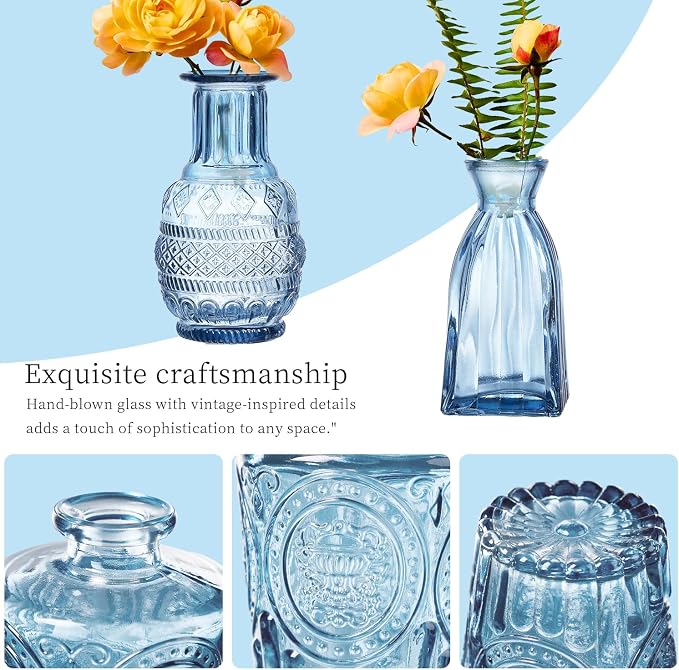 Glass Bud Vases Set of 64 - Image 4