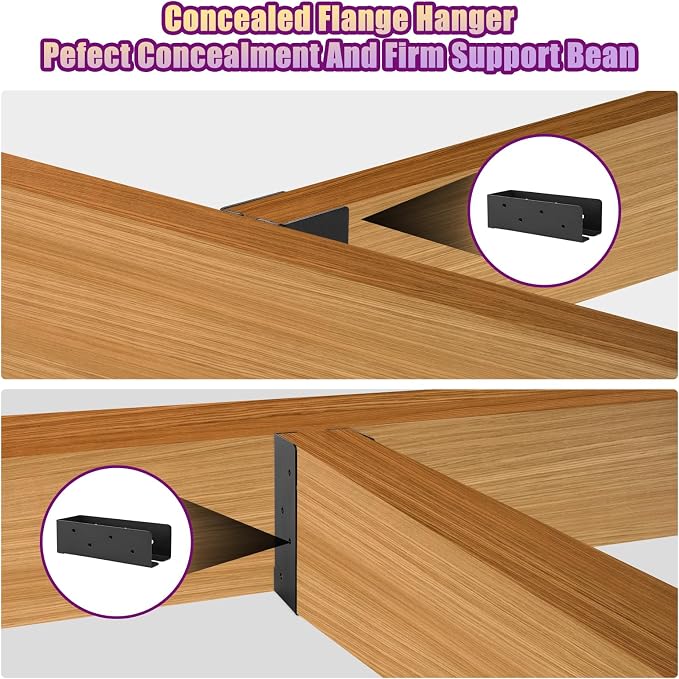 24 Pcs of 2"x 8" Concealed Joist Hangers - Image 5