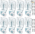 Blulu 8 Pcs Sliding Closet Door Roller Kit | Wardrobe Wheels Hardware, Fits Top by Blulu