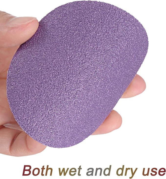 uxcell 30Pcs 3" Purple Sanding Discs 60 Grits Hook and Loop Sand Paper | - Image 3