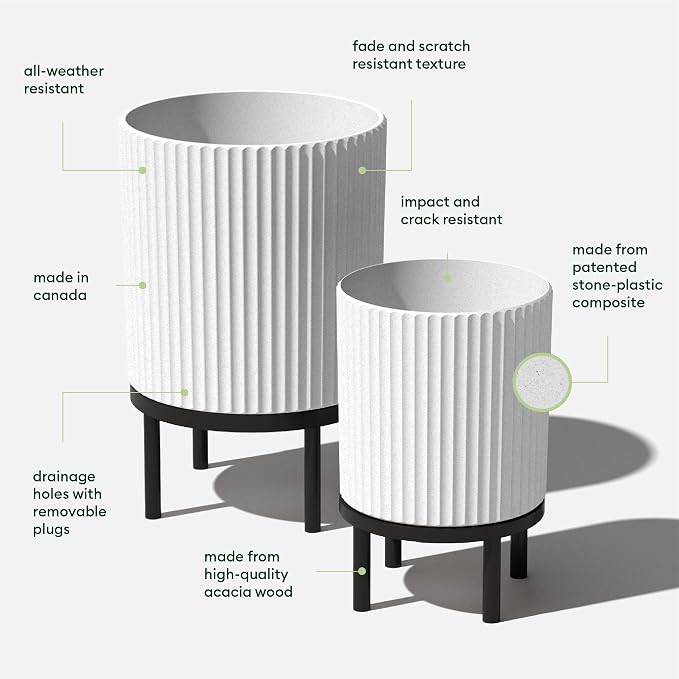 Veradek Demi Series Raised Duo Planters - Image 2