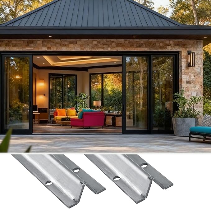 96" in 2 Sections of 48" Sliding Glass Door Track - Image 6