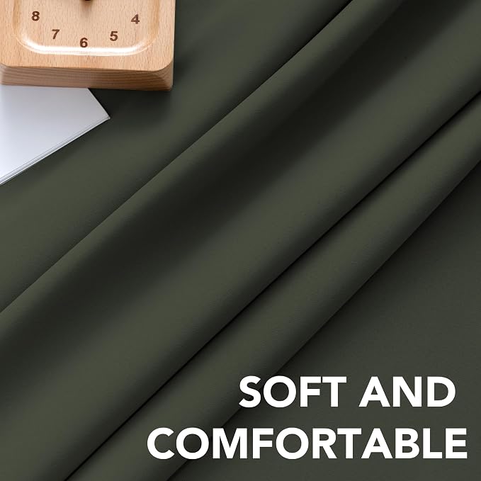 H.VERSAILTEX Blackout Curtains Thermal Insulated Window Treatment Panels Room - Image 6