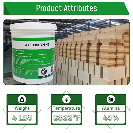 Castable Refractory Cement high Temp- 2822F Rated - Image 2